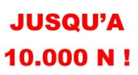 Texte promotionnel indiquant 'Jusqu'à 10.000 N!' pour mettre en avant la puissance des vérins ressort à gaz de compression pour fortes charges d'ECKO TECH, soulignant les forces de vérins élevées adaptées aux applications industrielles. Les offres vérins à gaz incluent des solutions de vérin à gaz sur mesure et des accessoires vérin à gaz pour répondre à diverses spécifications techniques, telles que différents diamètre vérin ressort, courses de vérins, et vérins adaptables avec haute résistance pour charges élevées.