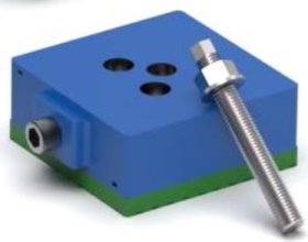 Cale de nivellement à visser modèle CH Egaña avec fixation sécurisée pour machine industrielle, support caoutchouc métal haute résistance