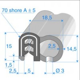 Rouleaux de 50 mètres - Pour tôles de 2,5 à 4 mm