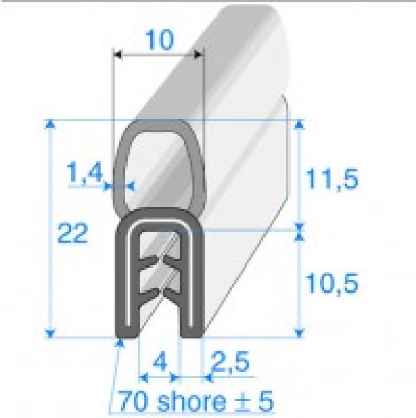 Rouleaux de 25 mètres - Pour tôles épaisseur 1,5 à 3,5 mm