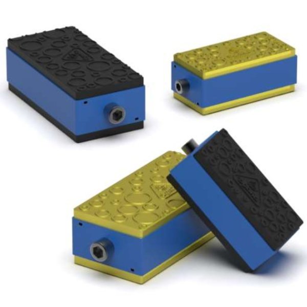 Patin de nivellement Egaña Modèle CA pour machines industrielles, offrant stabilité et réduction des vibrations.