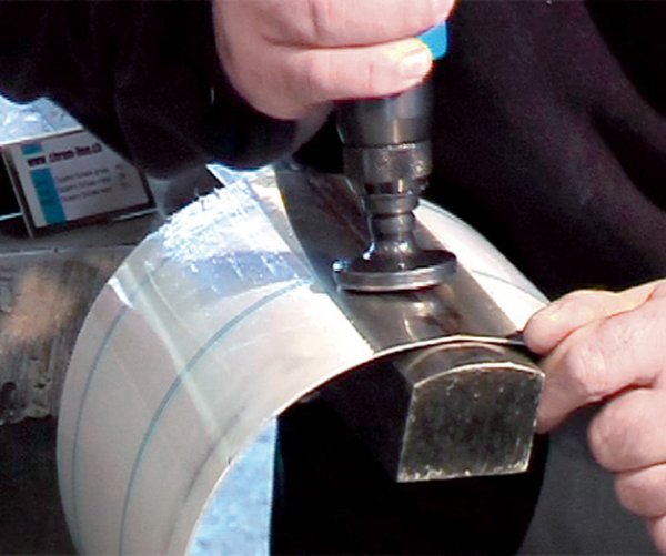 Planage d'une soudure avec le GL2