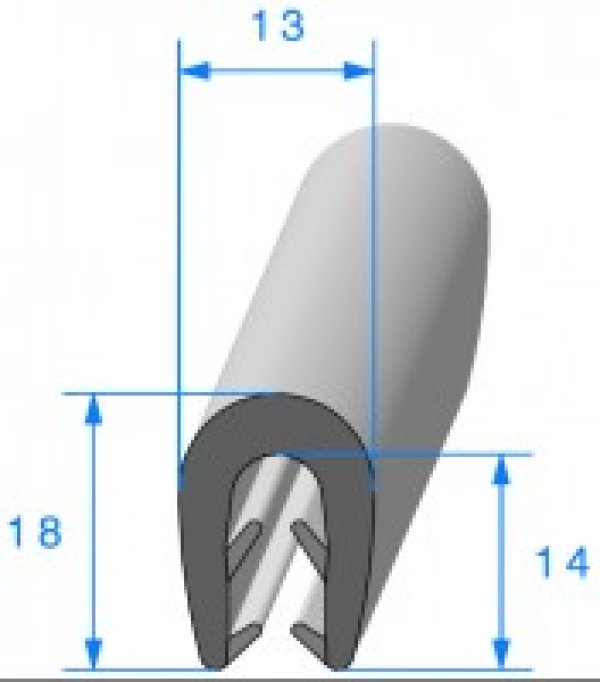 Profilé De Protection Bord De Porte Voiture – 10 Mètres En U – Auto-bloquant – Antichoc Et étanchéité