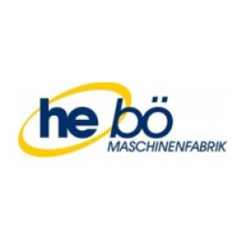 Logo de la marque HEBÖ Maschinenfabrik, spécialisée dans les machines-outils HEBÖ et la distribution machines HEBÖ France pour l'industrie de la ferronnerie et le cintrage de tubes.